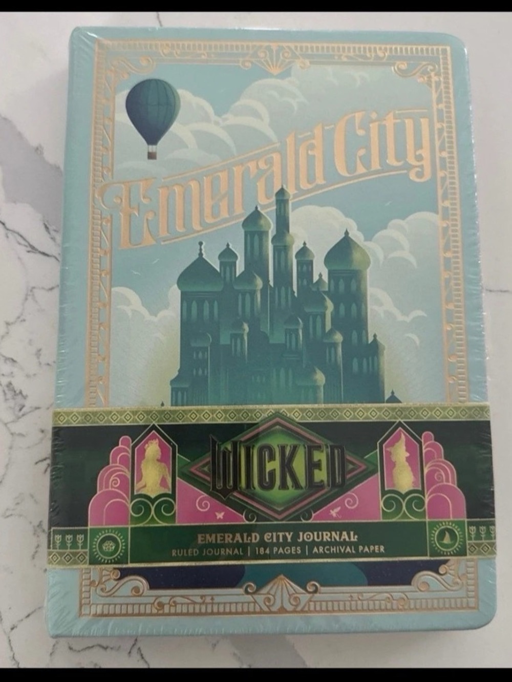 Insights Emerald City Journal Hardcover Journal NWT in Green